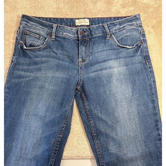 Aeropostale Womens Hailey Flare Denim Jeans Size 9/10 Regular Medium Wash - Picture 4 of 11